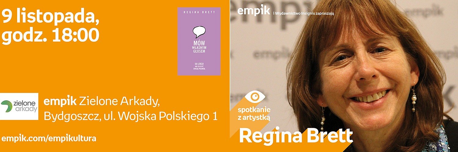 Regina Brett odwiedzi Zielone Arkady