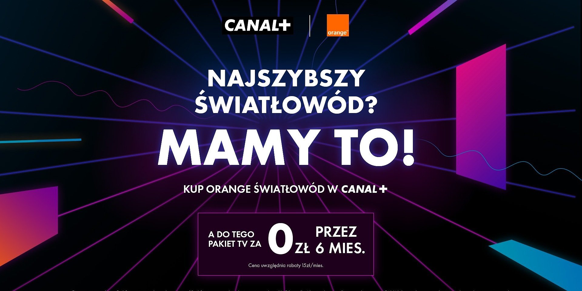 CANAL+ I ORANGE ROZSZERZAJĄ WSPÓŁPRACĘ