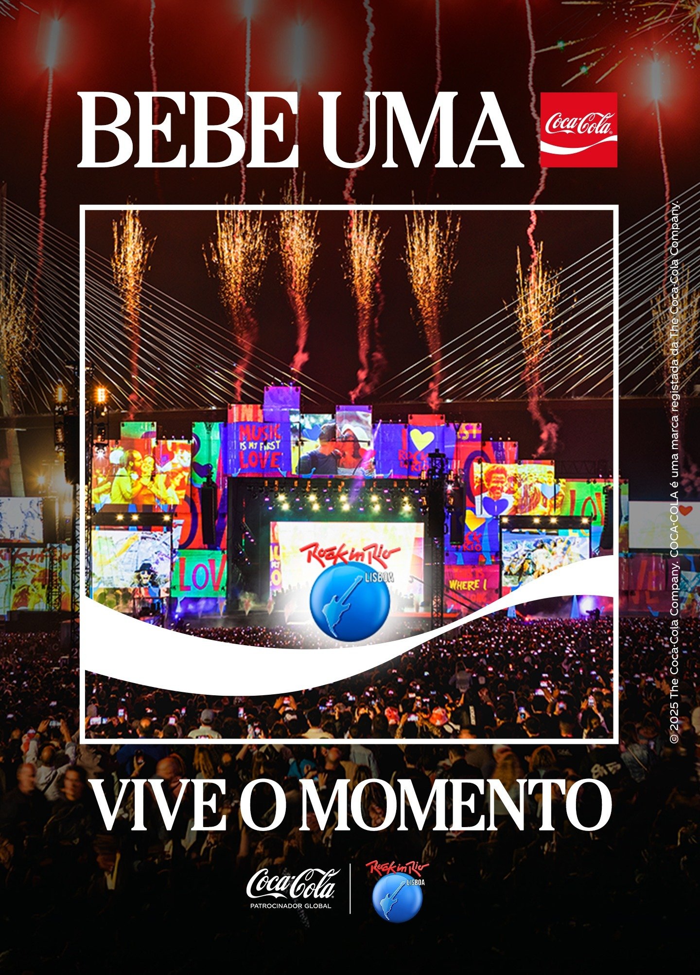 Coca-Cola celebra a sua ligação à música com uma parceria global histórica com o Rock in Rio Lisboa