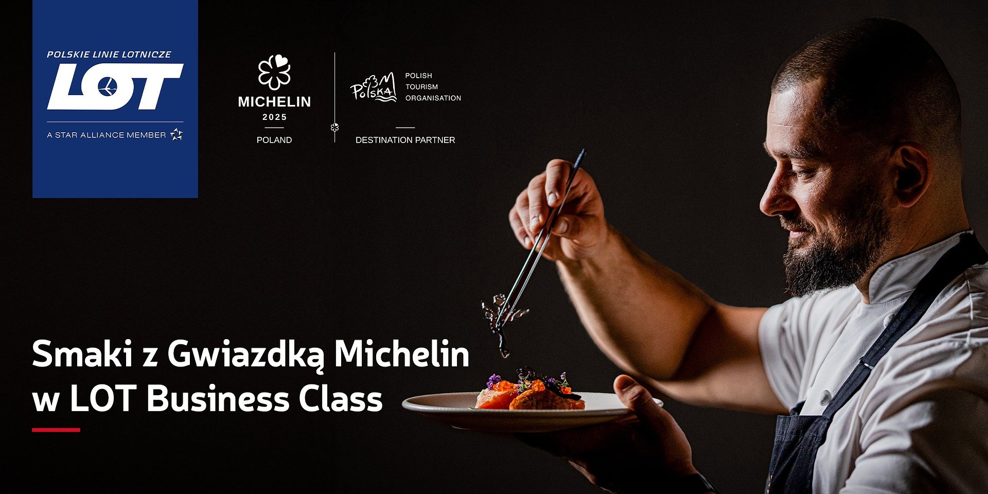 Wyjątkowa usługa na pokładach PLL LOT – Smaki z Gwiazdką Michelin w LOT Business Class