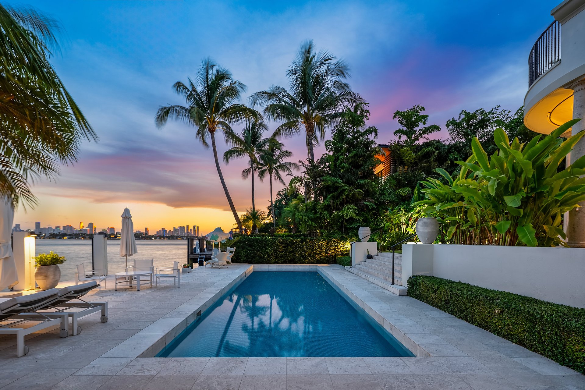 Exquisite Spanish-Style Bayfront Home on the Prestigious Sunset Island III Listed for $29,500,000 by The Jills Zeder Group