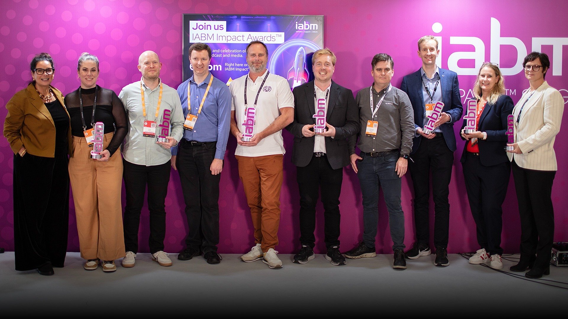 IABM announces winners of the Inaugural IABM Impact Awards™ 2025