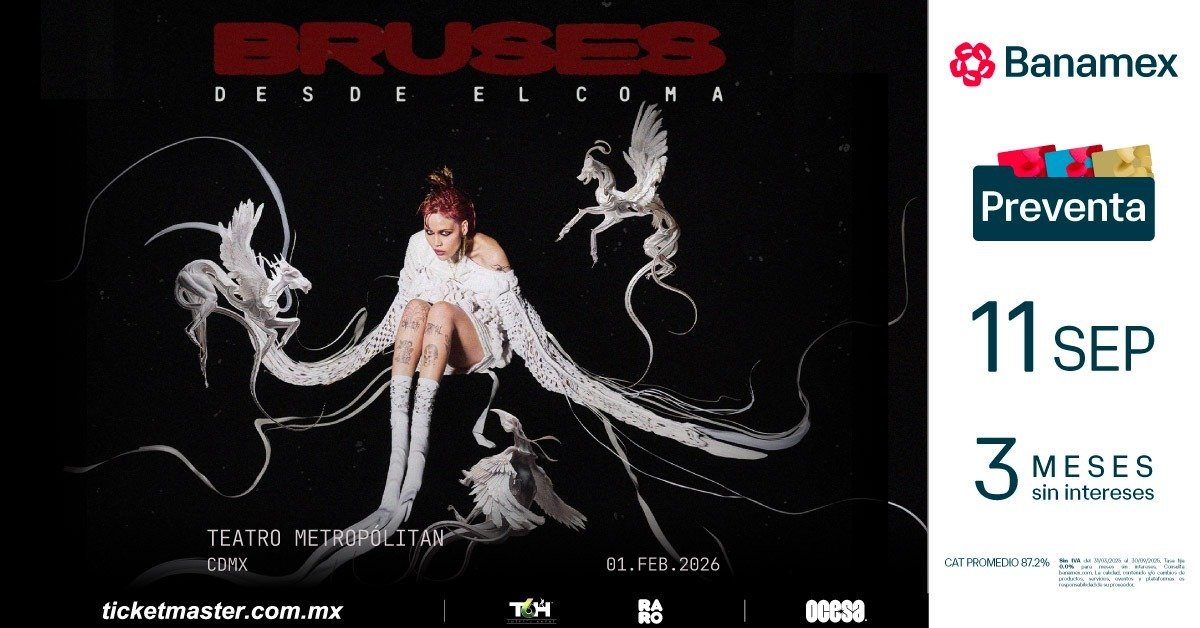 BRUSES REVIVE EN CDMX CON SU NUEVO DISCO: DESDE EL COMA
