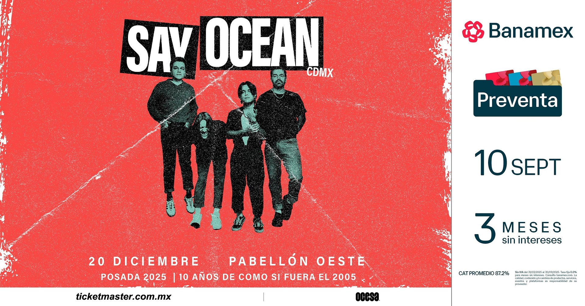LA POSADA PUNK DEL AÑO: SAY OCEAN REVENTARÁ EL PABELLÓN OESTE