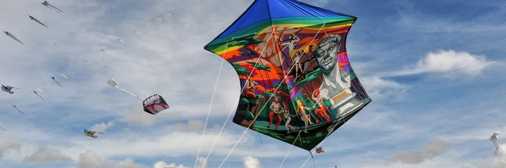 Up and away for a stunning September getaway at Dieppe Kite Festival