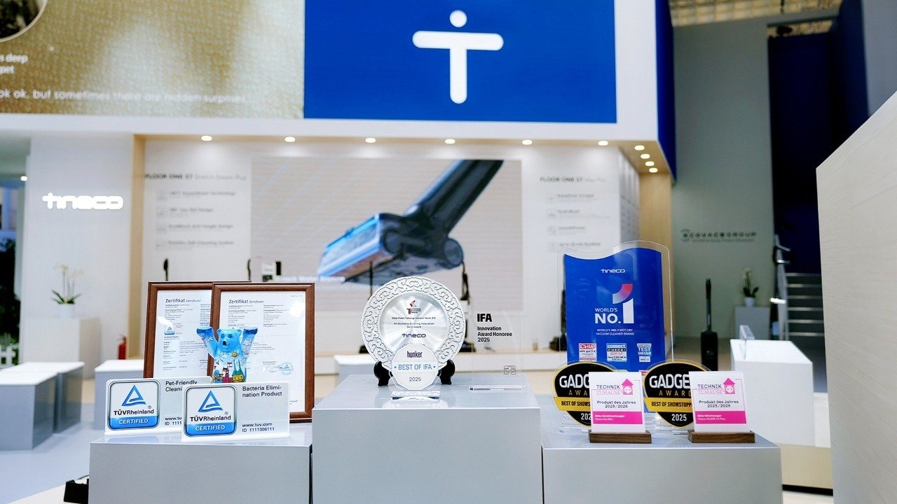 Pioggia di premi per Tineco a IFA 2025
