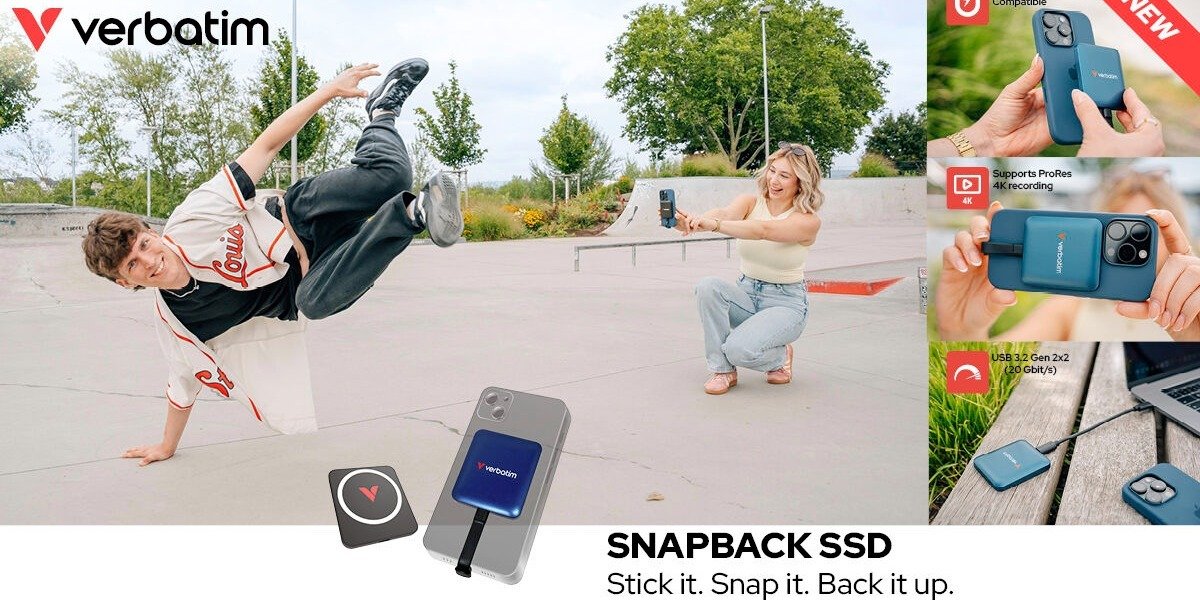 Przyczep, nagrywaj, archiwizuj – nowy SnapBack SSD od Verbatim