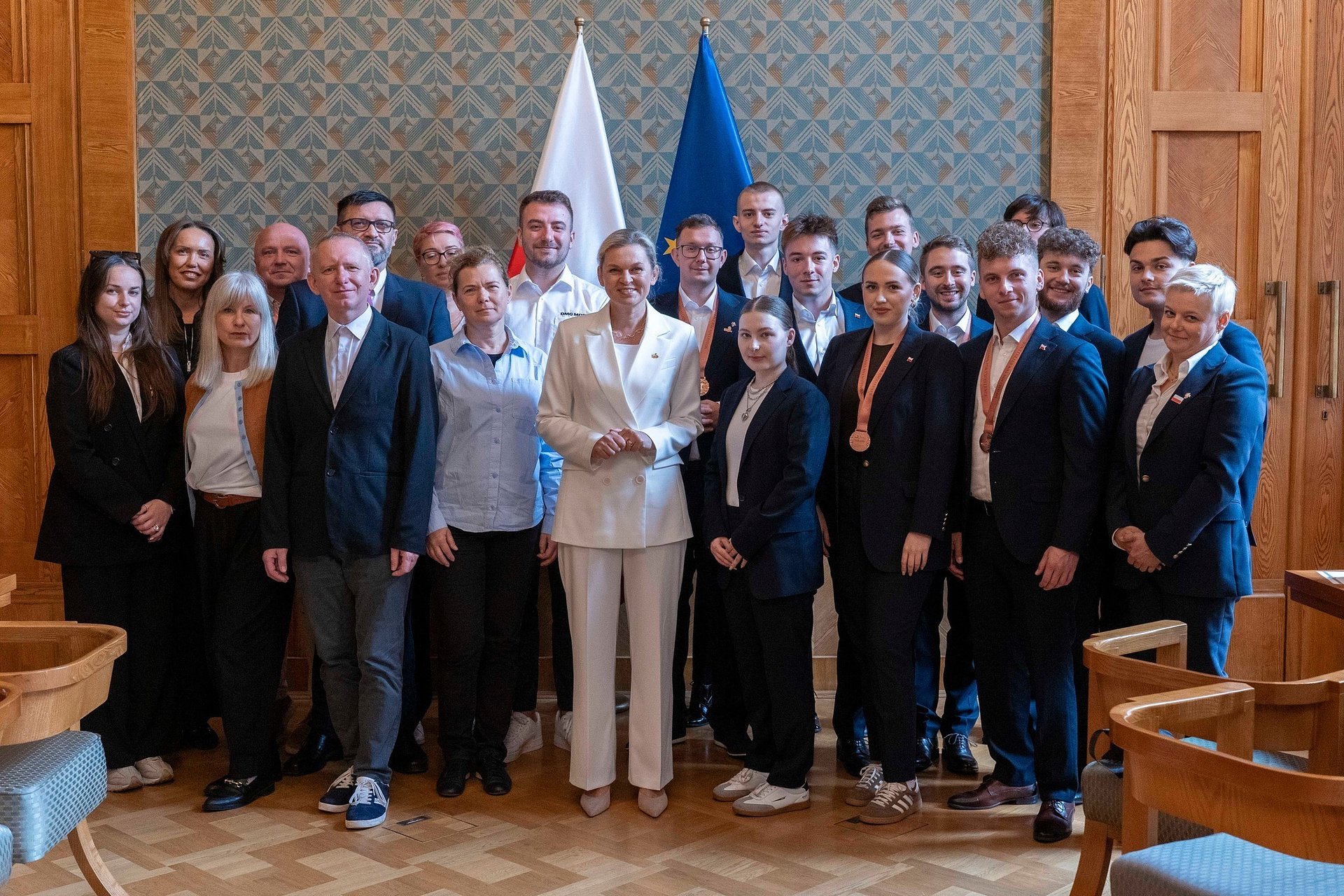 Barbara Nowacka uhonorowała drużynę SkillsPoland po sukcesie na EuroSkills Herning 2025