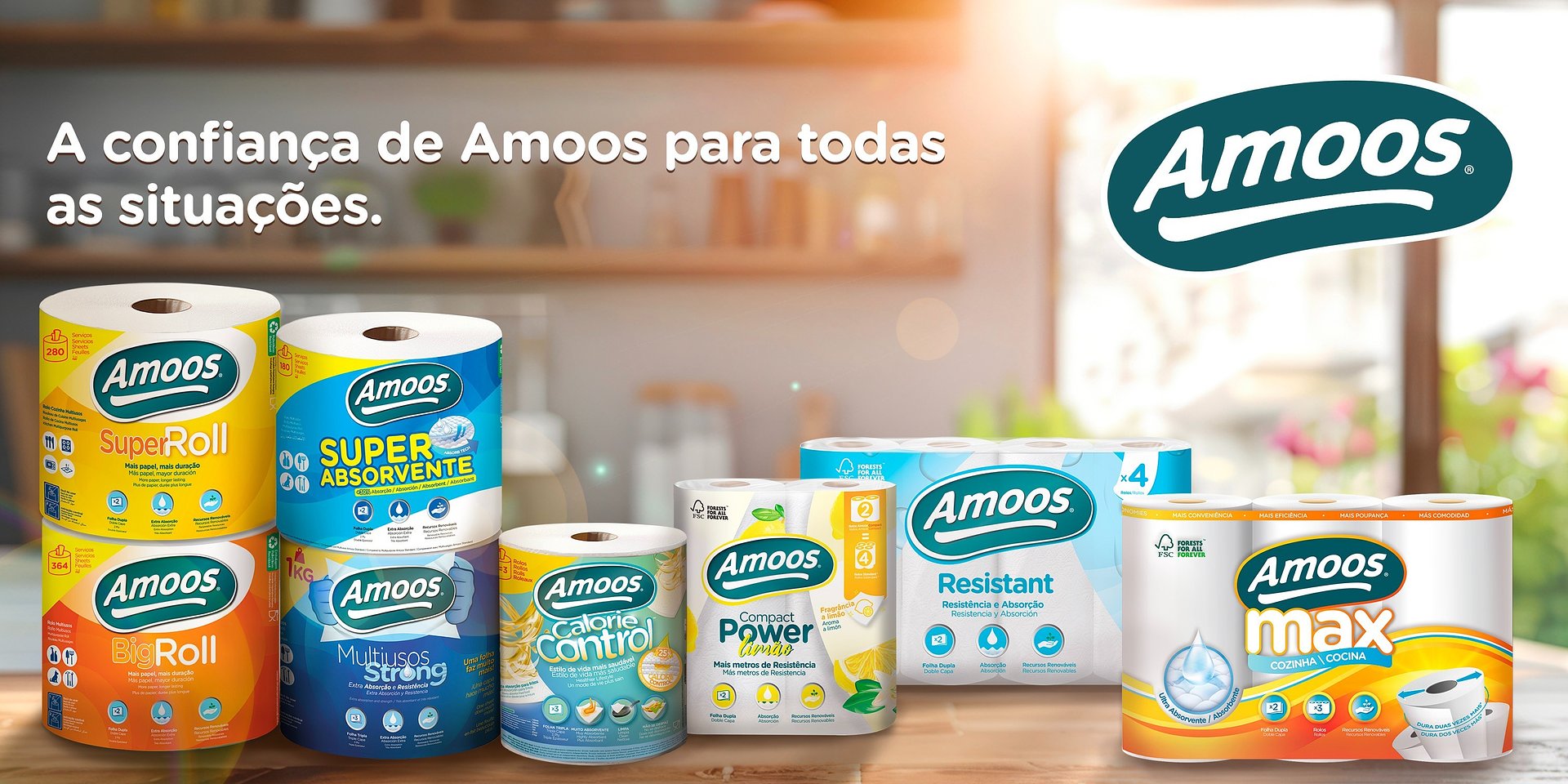 Navigator lança Amoos Max e otimiza a experiência do papel de cozinha