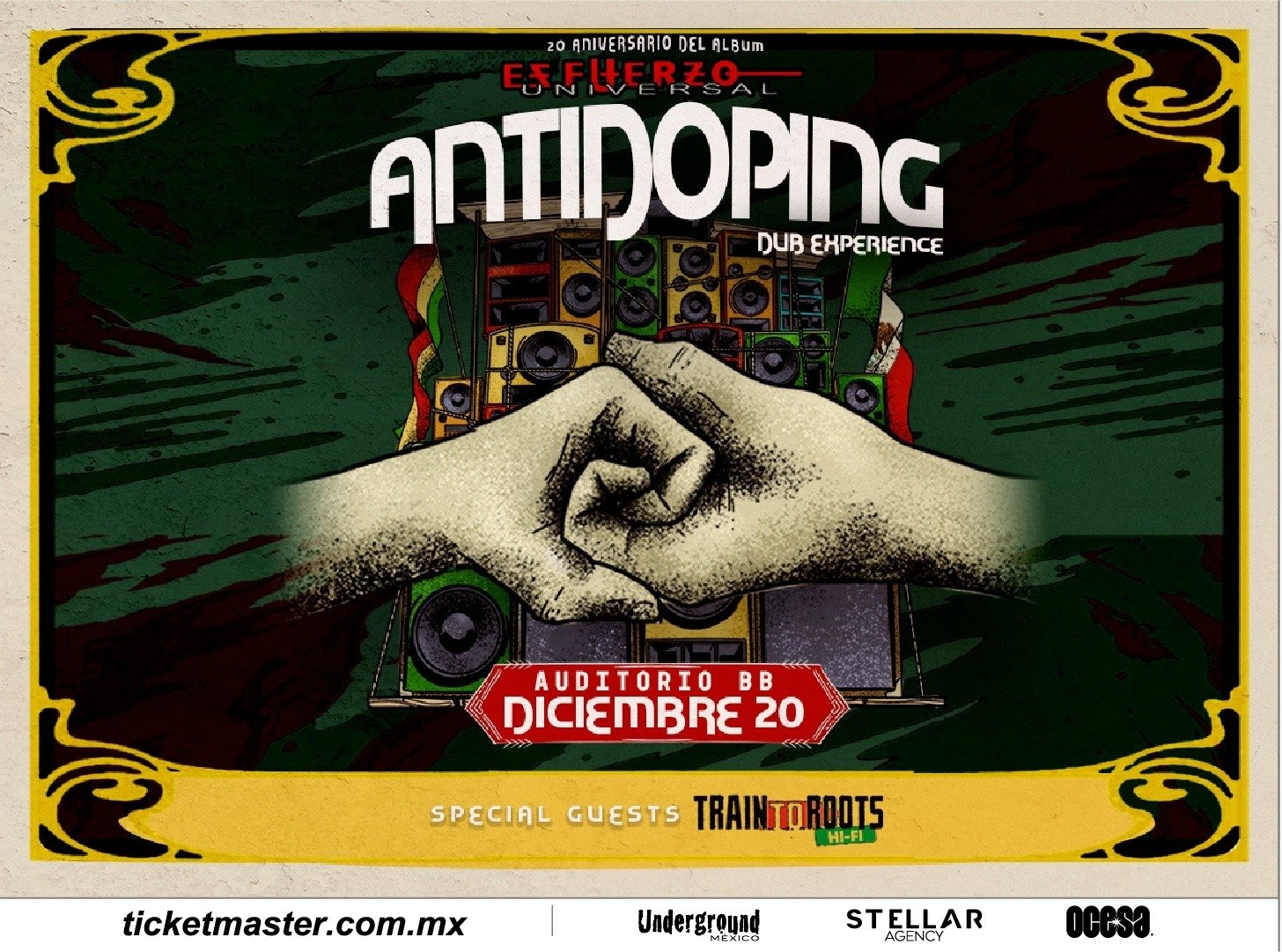 Antidoping celebrará el 20 aniversario del disco Esfuerzo Universal con un show imperdible en la CDMX