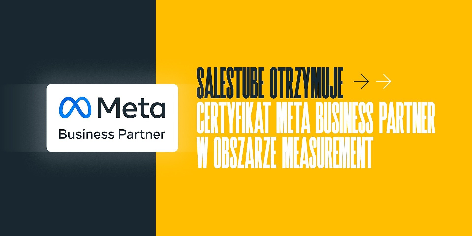 Salestube z certyfikacją Meta Business Partner w obszarze Measurement