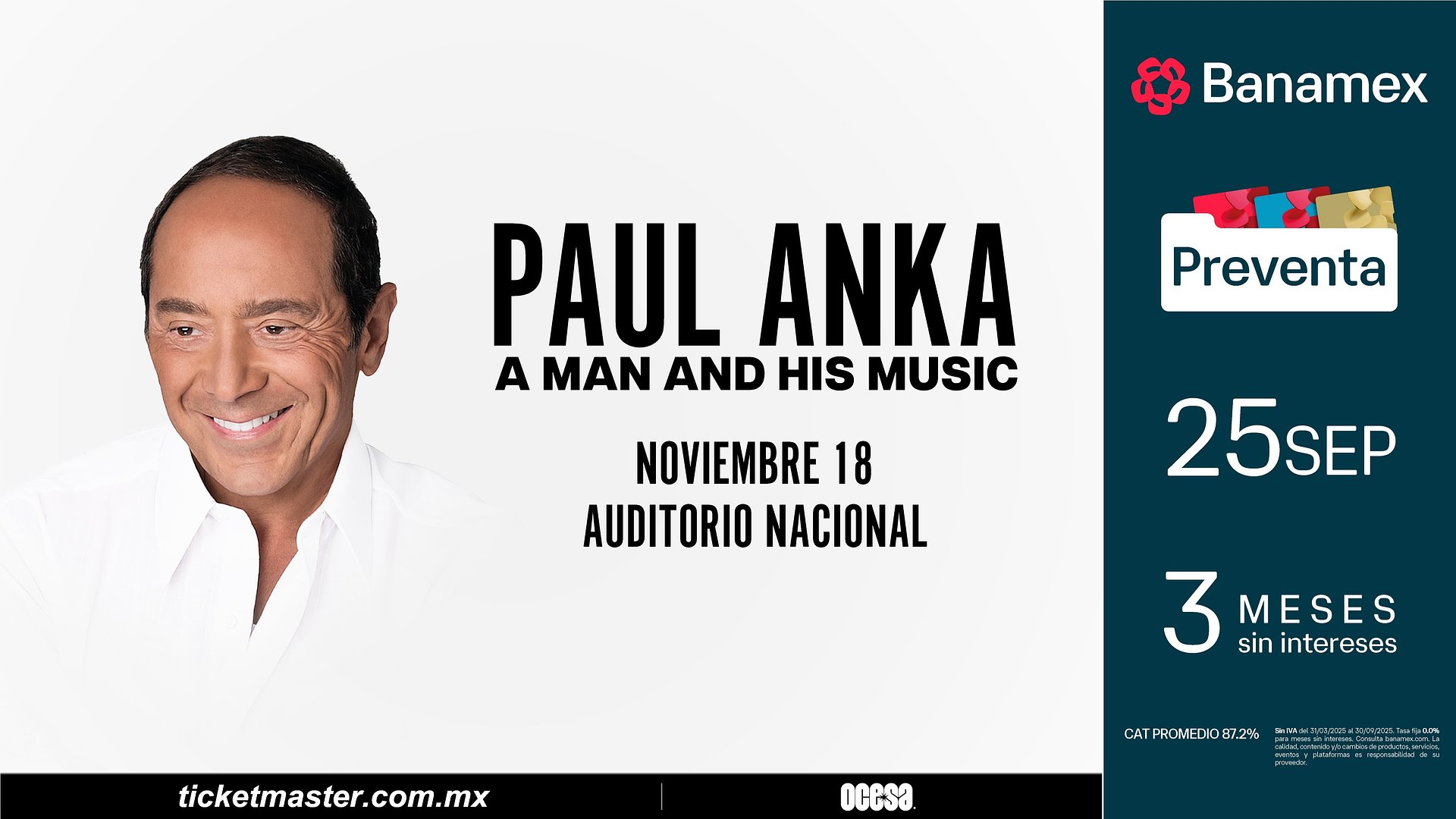 Paul Anka: El regreso del astro canadiense a México