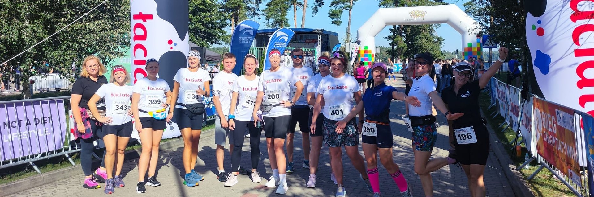 Mlekpol po raz trzeci wsparł Augustowski Festiwal Biegowy