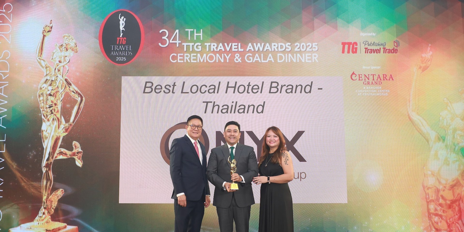 ONYX Hospitality Group Named “Best Local Hotel Brand – Thailand” at the 34th Annual TTG Travel Awards 2025