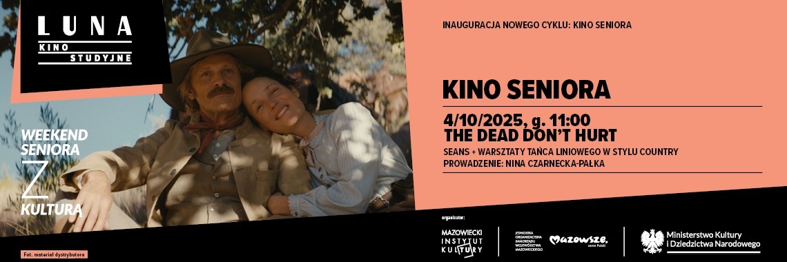 KINO SENIORA. Nowy cykl w Kinie Studyjnym Luna