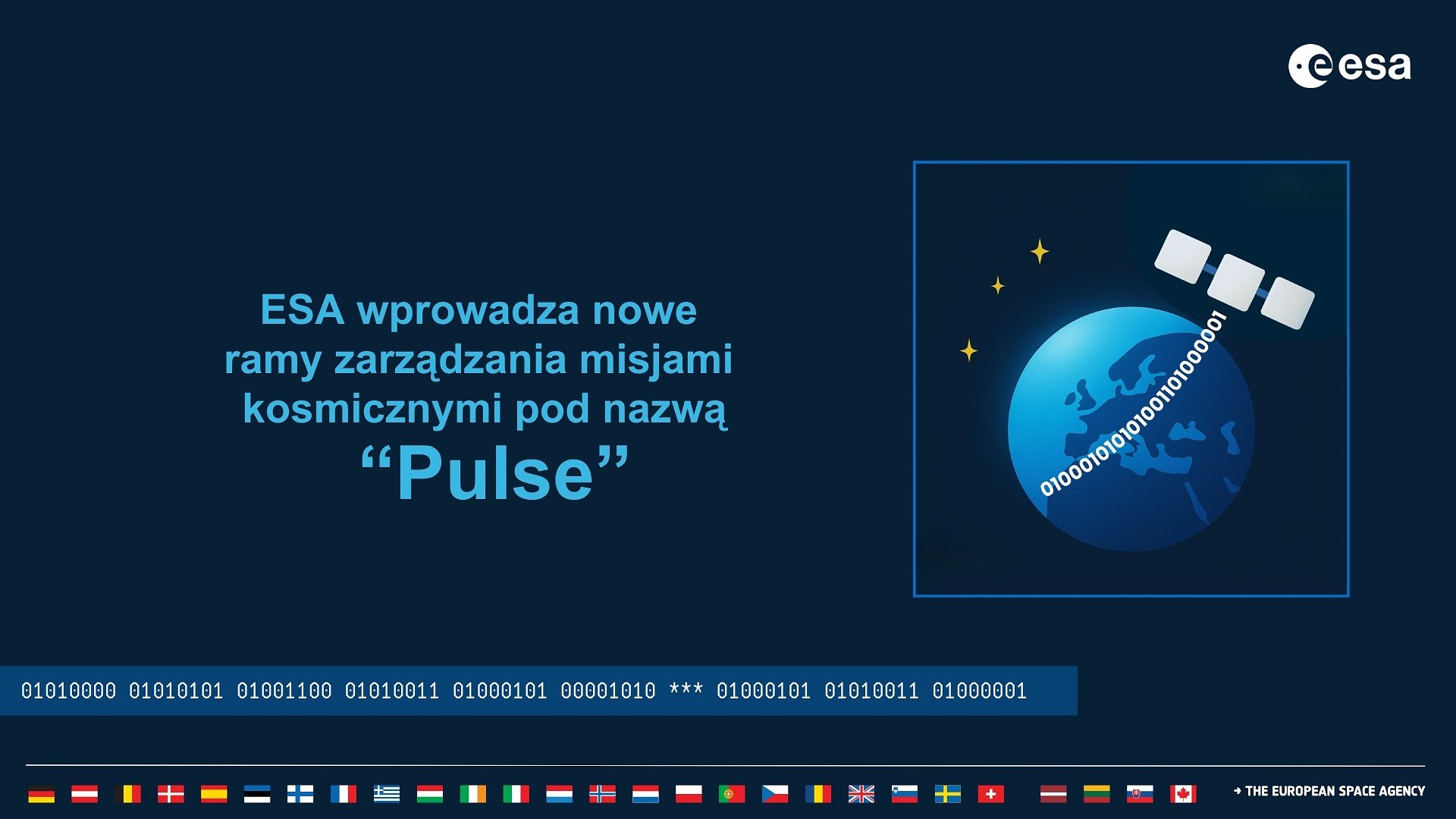 ESA wprowadza nowe ramy zarządzania misjami kosmicznymi pod nazwą “Pulse”