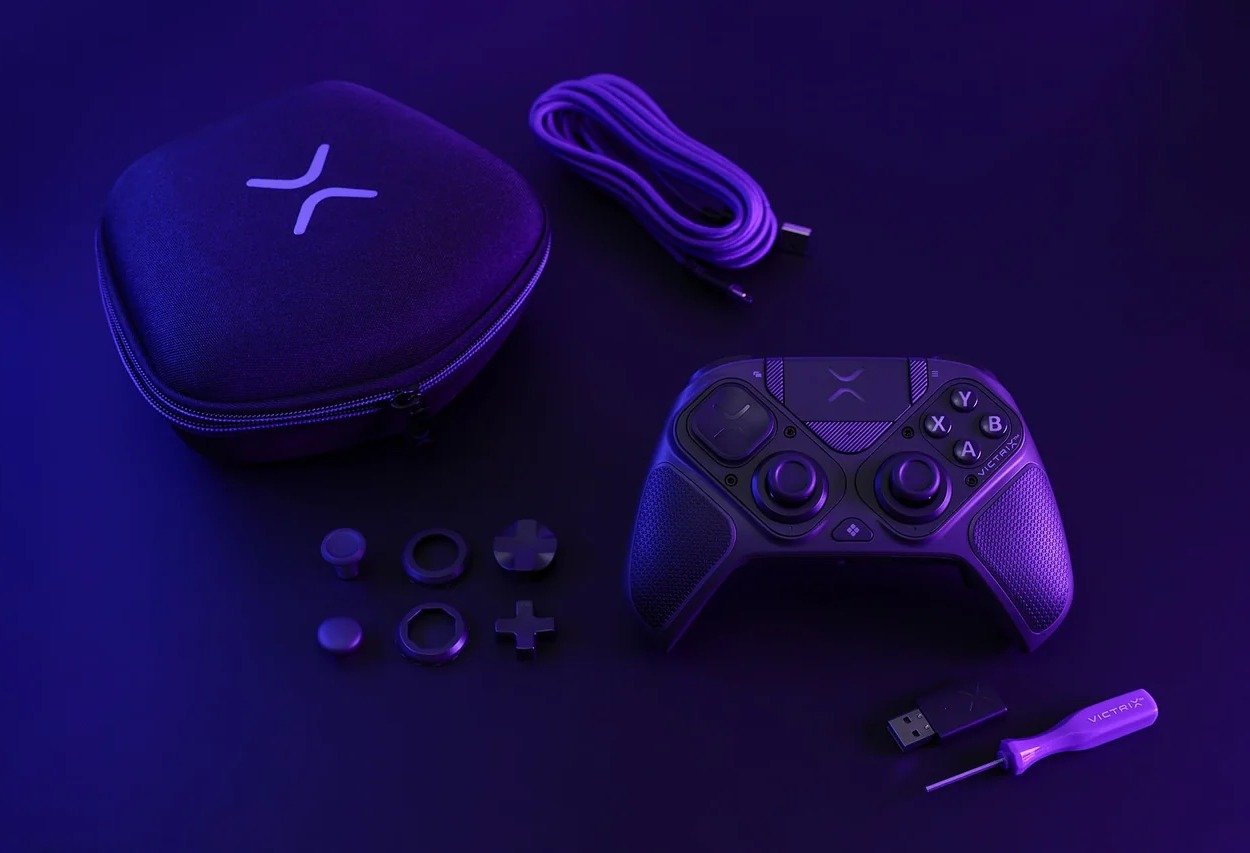 Victrix Pro BFG Reloaded. Nowy topowy, bezprzewodowy i modułowy kontroler od Turtle Beach teraz również dostępny dla graczy na PC