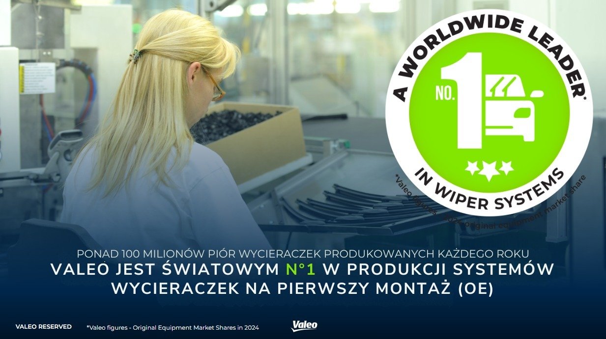 Valeo ponownie światowym liderem w systemach wycieraczek