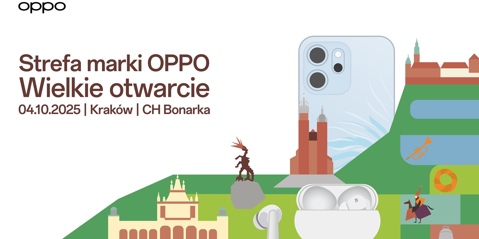 Pierwsza w Europie strefa marki OPPO "Experience Zone" w Krakowie
