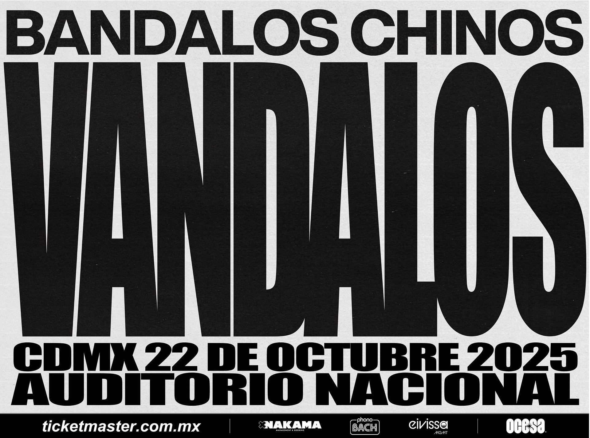 Invitación Conferencia de Prensa Bandalos Chinos