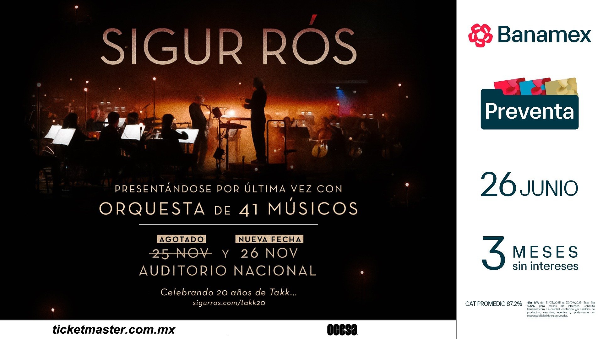 Invitación Conferencia de Prensa Virtual Sigur Rós