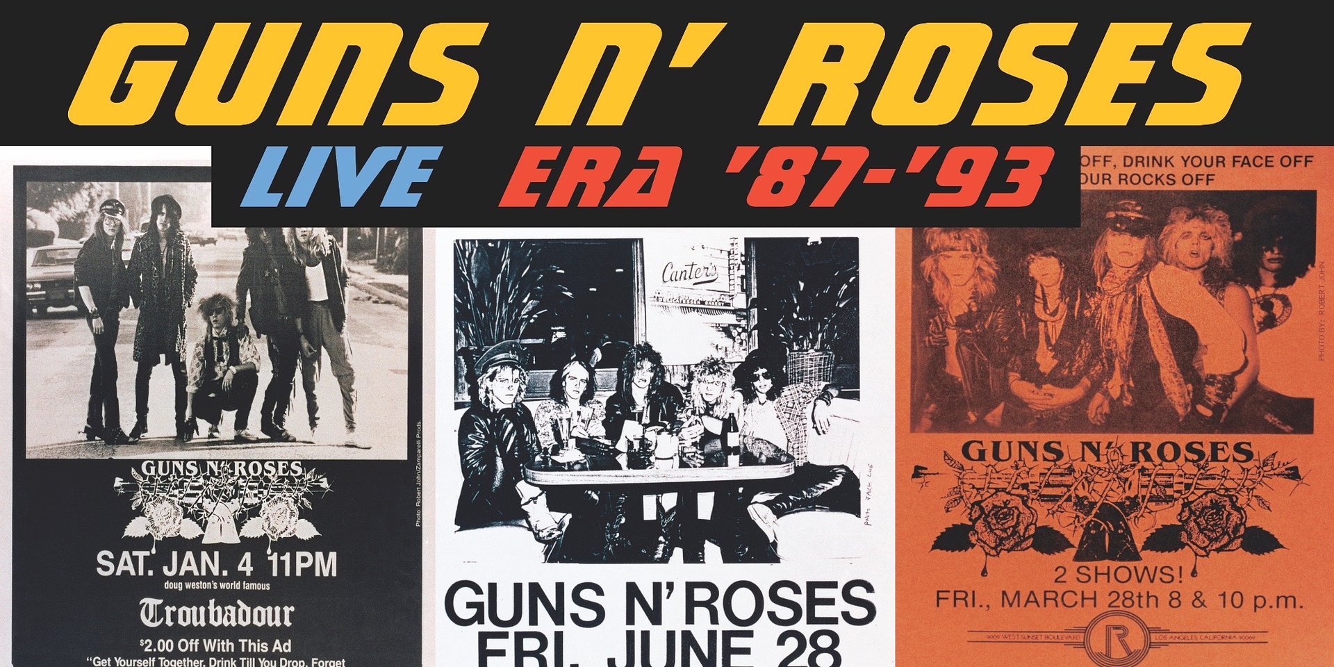 Guns N’ Roses wydadzą koncertowe „Live Era ’87 –’93” na poczwórnym winylu