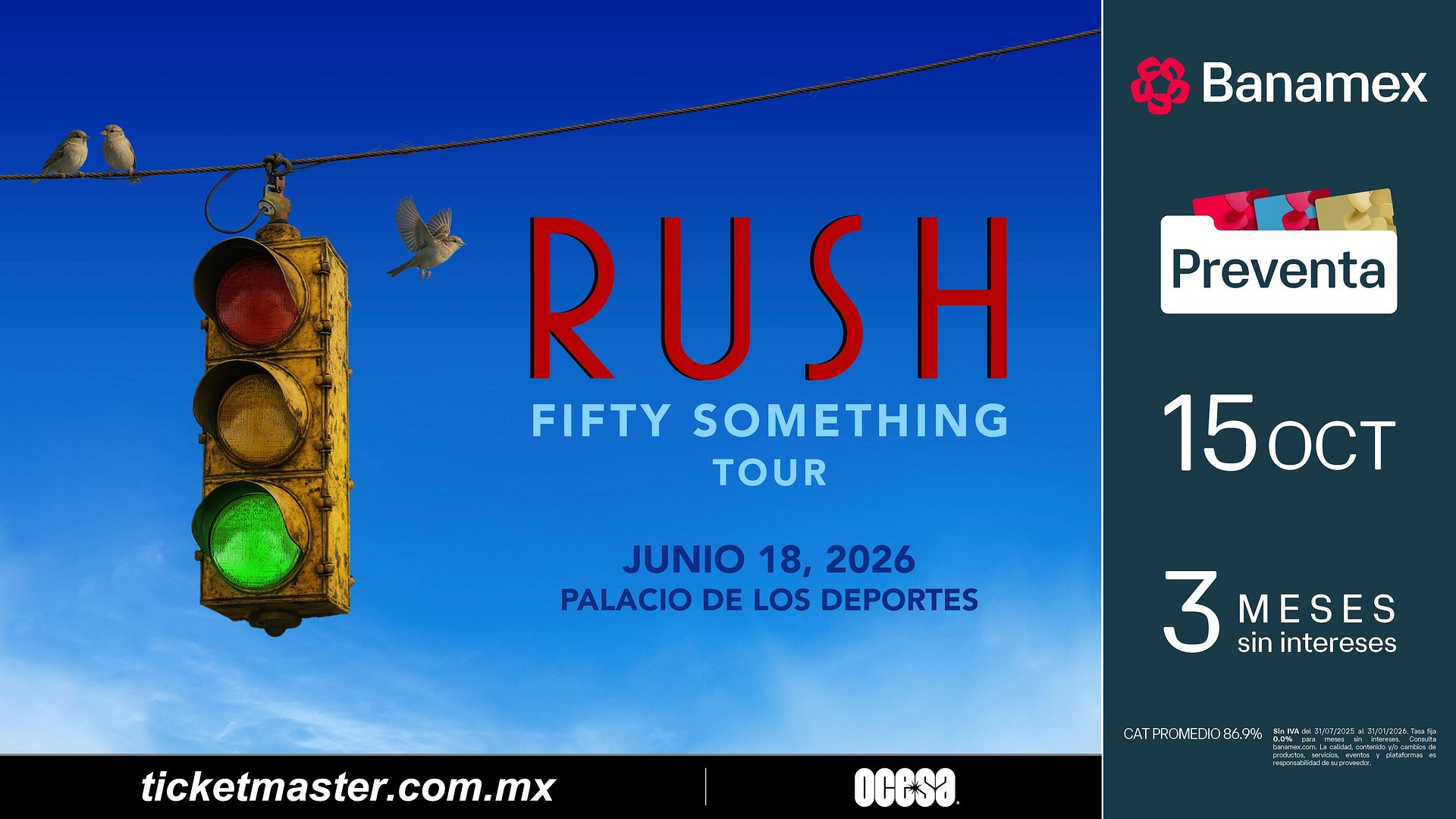 ¡RUSH ANUNCIA GIRA PARA 2026!