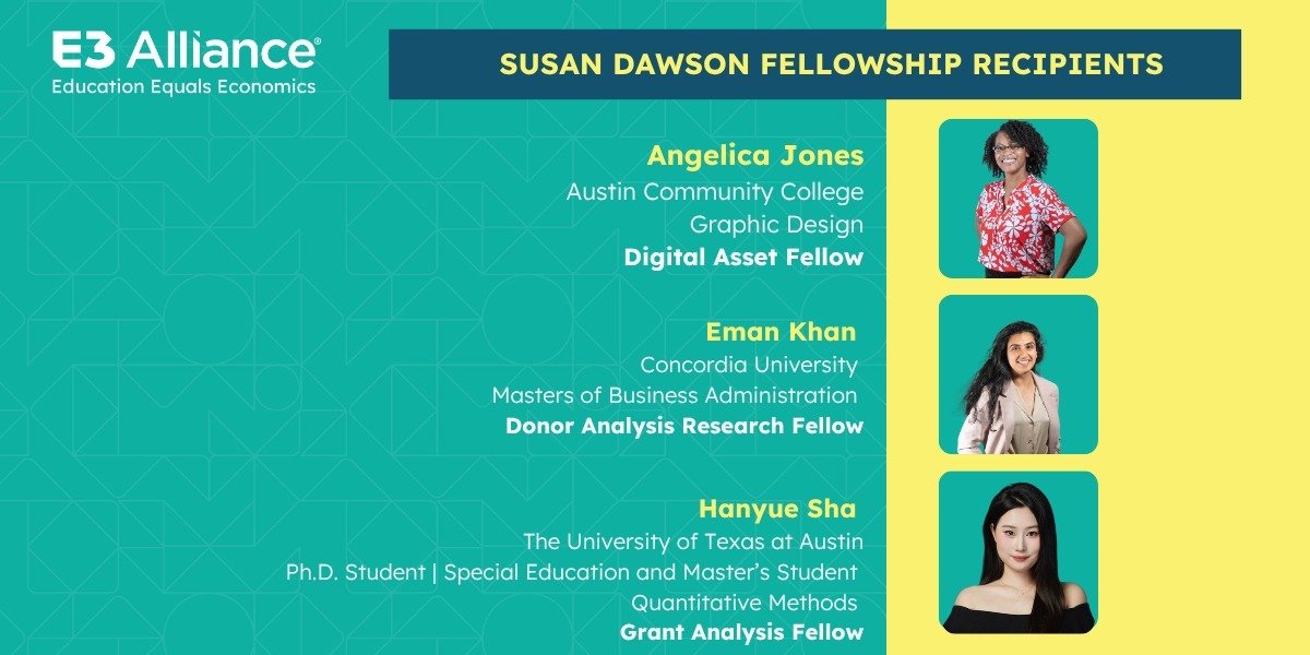 E3 Alliance Announces Fall 2025 Fellows, Bringing High-Impact Experience to Contribute to Key Initiatives