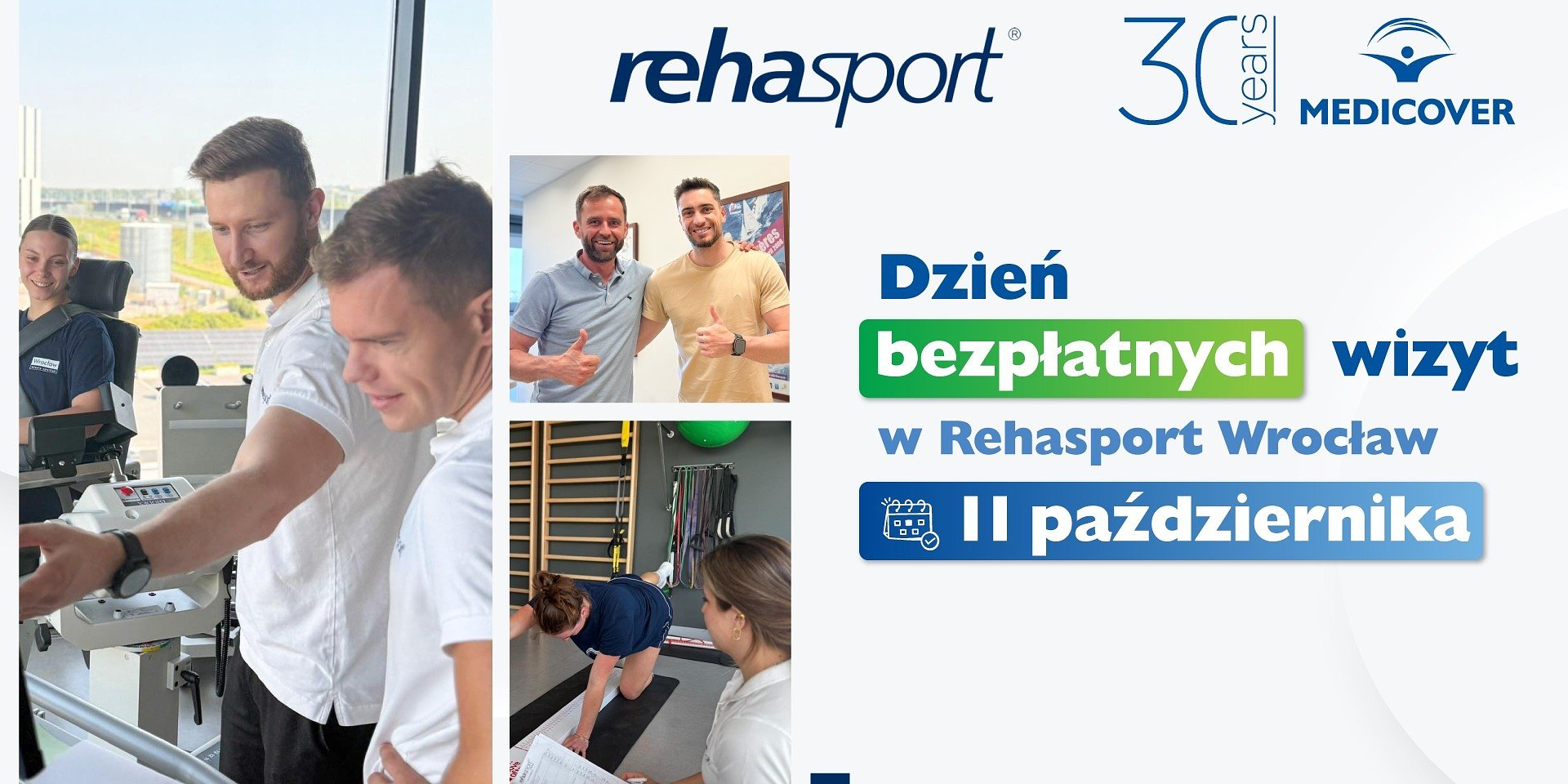 Rehasport Wrocław zaprasza na Dzień bezpłatnych wizyt – 11 października 2025 r.