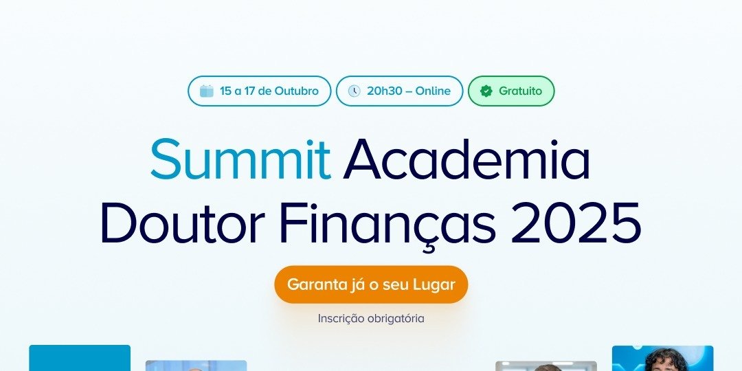 Academia Doutor Finanças lança Summit gratuito dedicado à literacia financeira