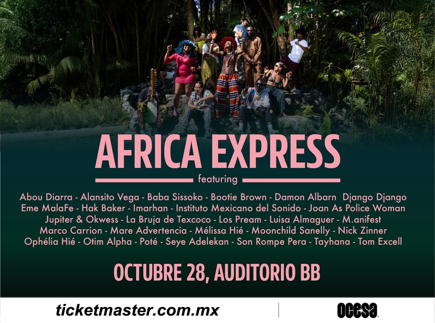 El viaje onírico y ecléctico de Africa Express, que ha traspasado barreras musicales, culminará su travesía en la CDMX