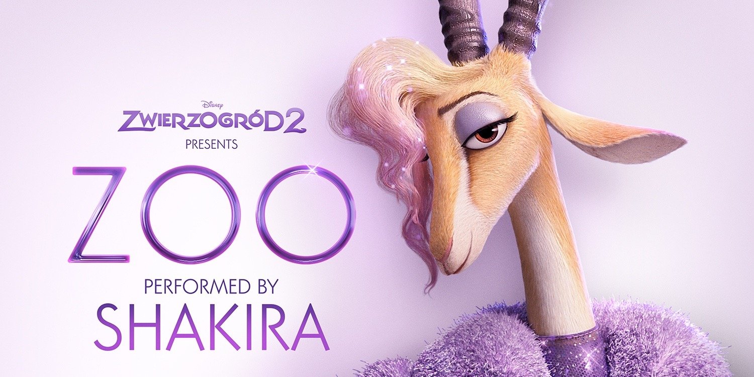 Shakira promuje „Zwierzogród 2” singlem „Zoo”