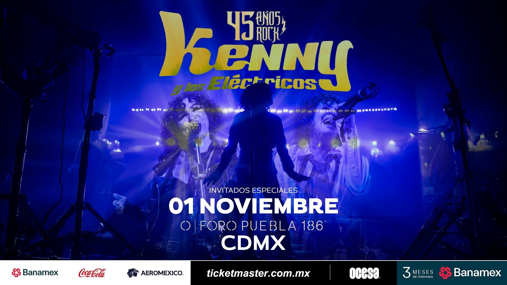 Invitación Conferencia de Prensa Kenny y Los Eléctricos