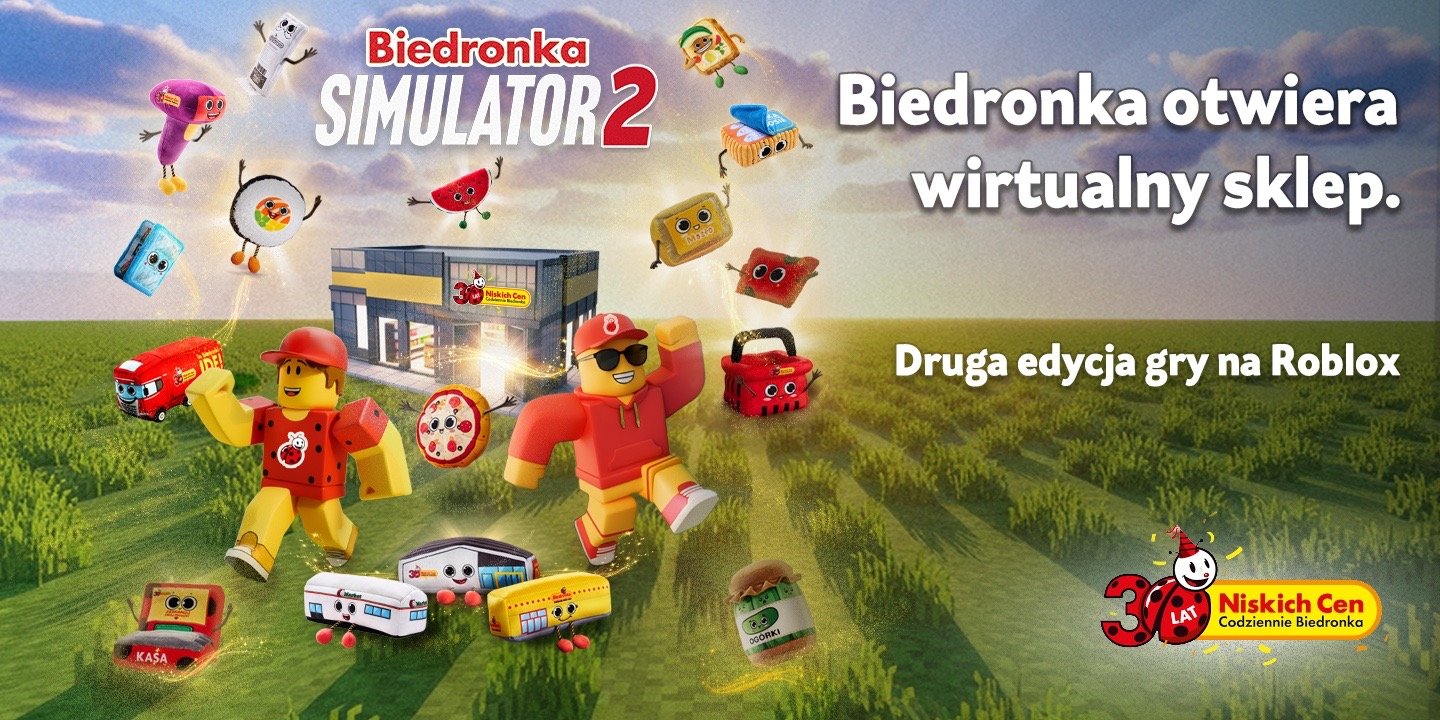 Biedronka Simulator 2 - nowy sezon popularnej gry marki na Robloxie