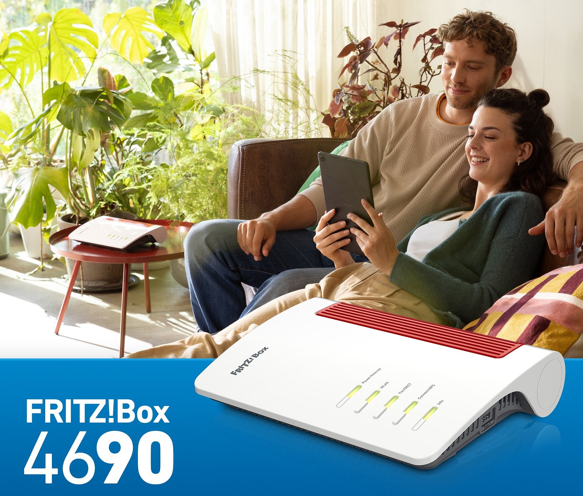 Zapewnij sobie super szybki Internet dzięki Wi-Fi 7 i 10 Gbit/s LAN: nowy router FRITZ!Box 4690 już dostępny