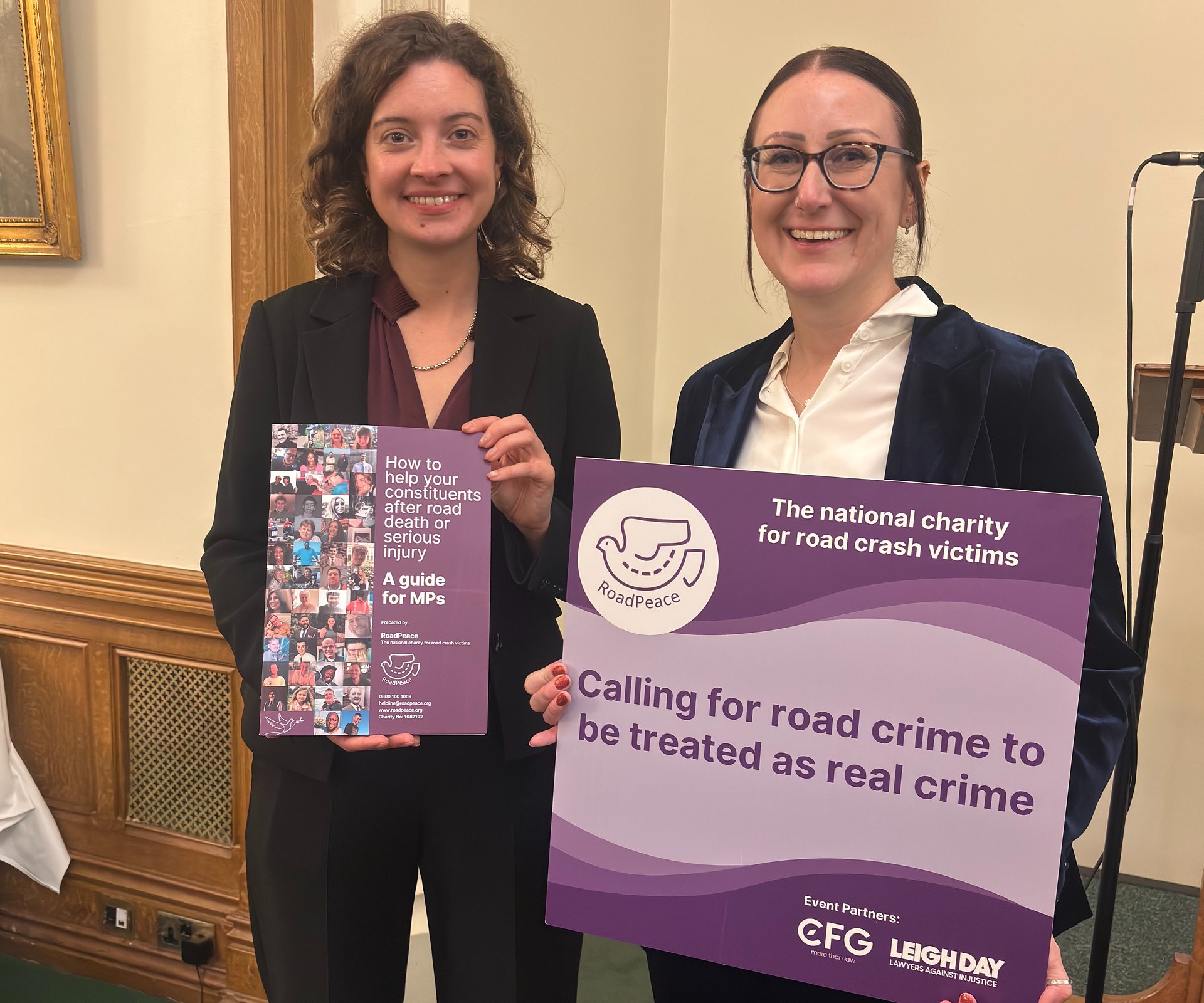 RoadPeace Unveils New Guide for MPs at the House of Commons