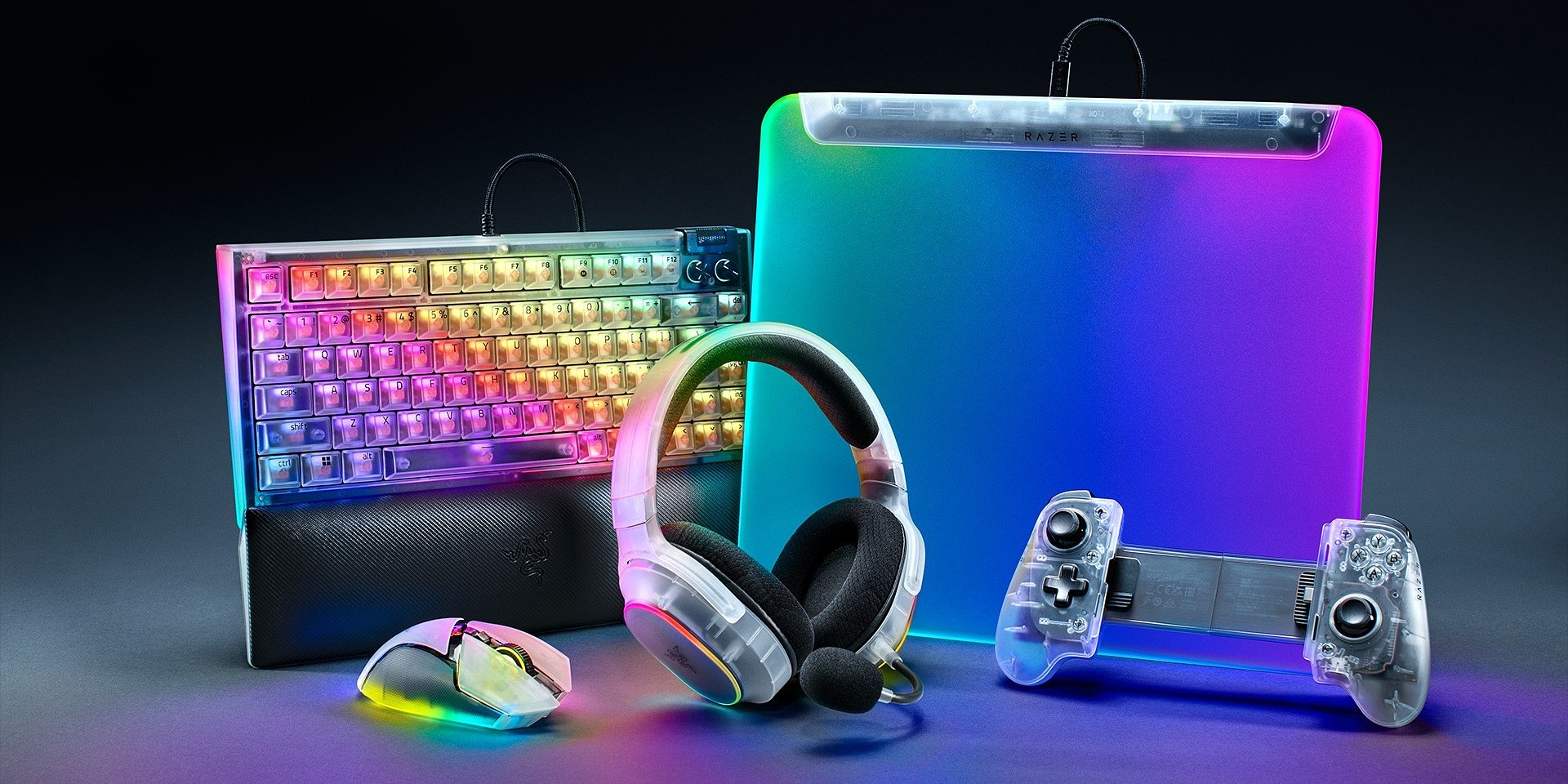 RAZER PHANTOM WHITE COLLECTION – RETRO VIBES. MODERN DESIGN. NOW IN WHITE.