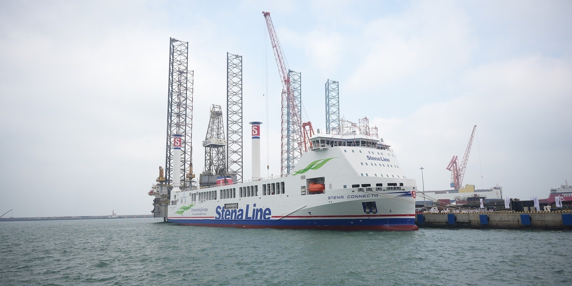 Nowy statek Stena Line gotowy do wypłynięcia