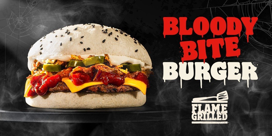 Burger King® wgryza się w Halloween i prezentuje nowość: Bloody Bite Burgera