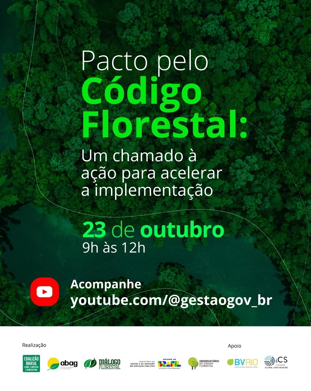 Organizações da sociedade civil, setor privado e poder público se unem em Pacto pelo Código Florestal