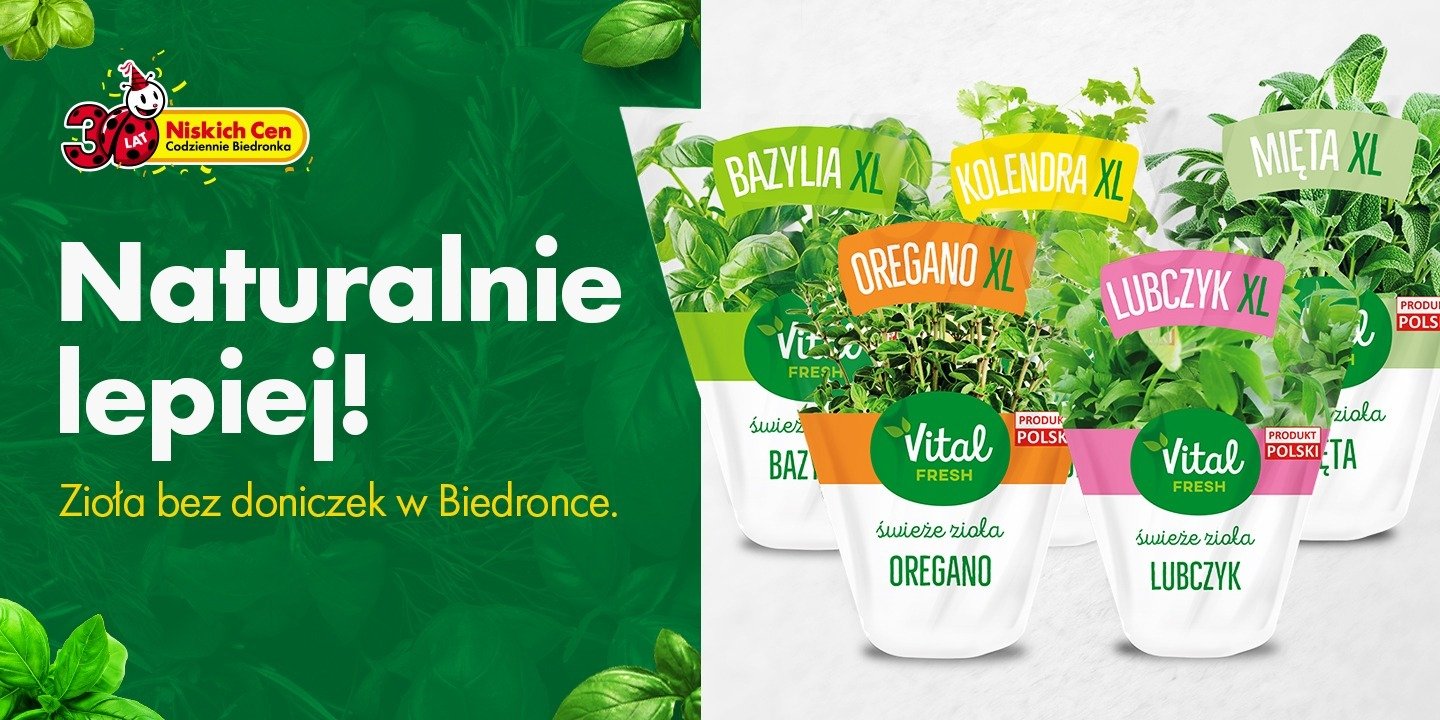 Zielone, świeże i... bez doniczki. Biedronka robi porządek z plastikiem