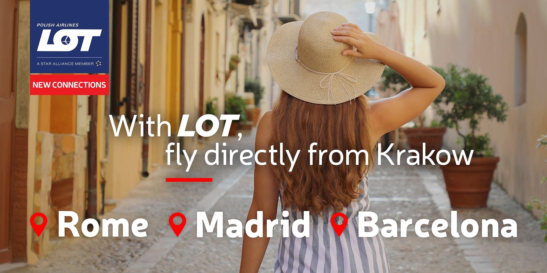 LOT Polish Airlines to expand its presence at regional airports. Poland’s national carrier will connect Kraków Airport with Rome, Barcelona and Madrid