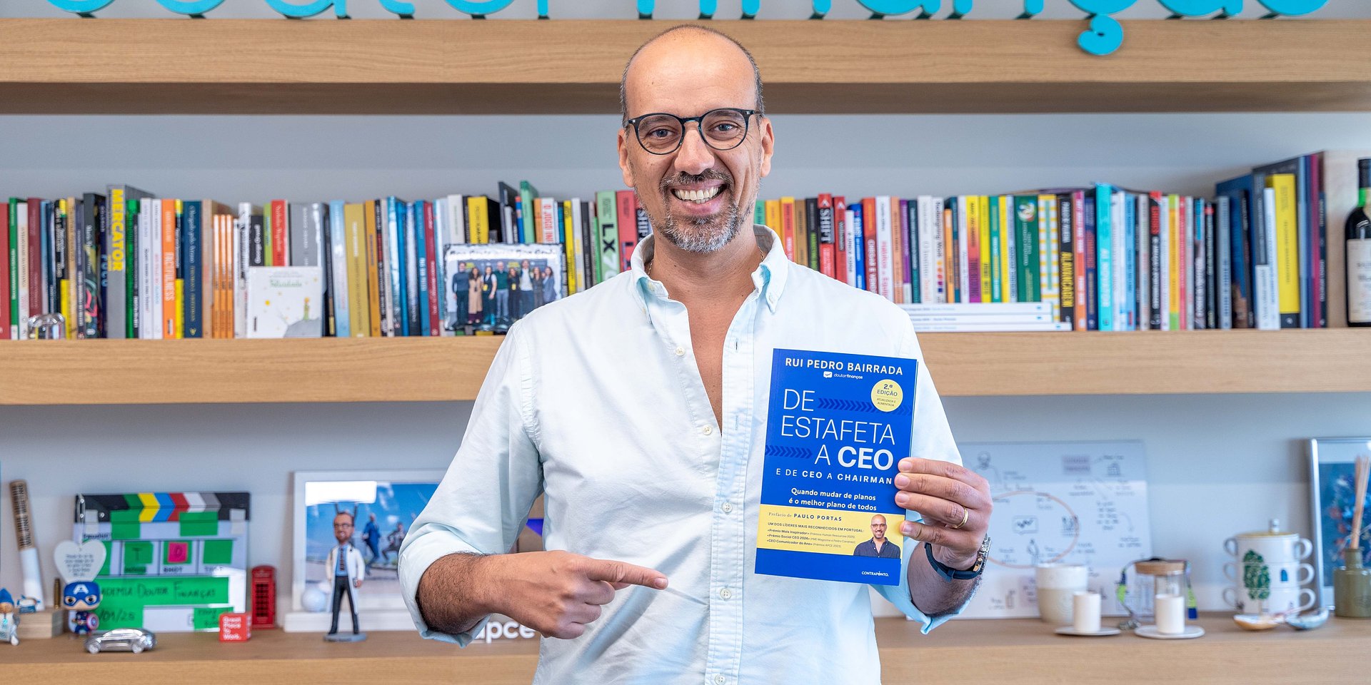 “De Estafeta a CEO e de CEO a Chairman” marca o regresso de Rui Pedro Bairrada às livrarias