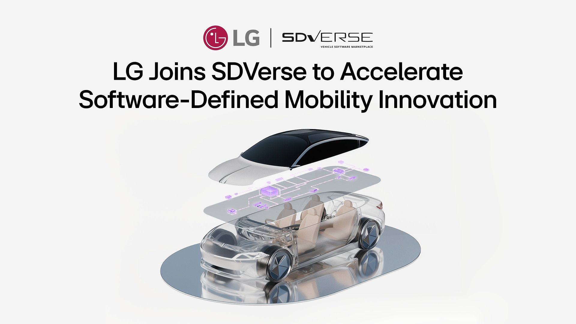 LG dołącza do SDVerse, wspierając rozwój pojazdów definiowanych programowo