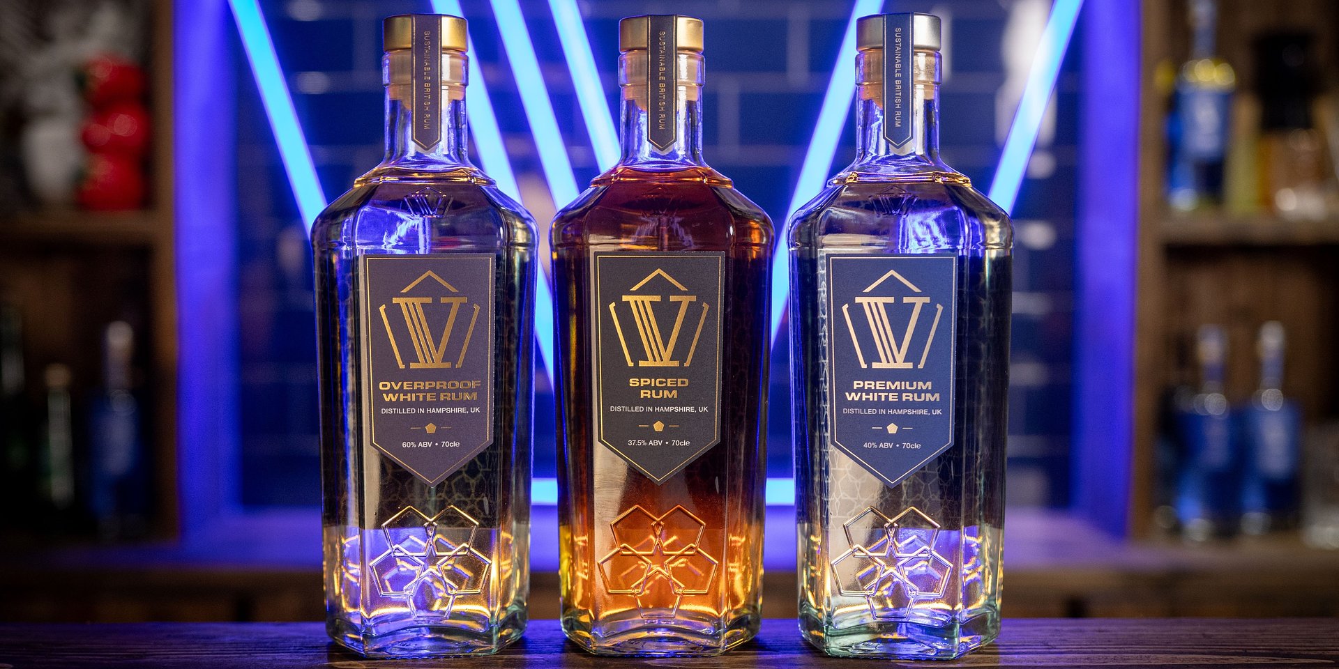 V Rum Raises the Bar for British Spirits with Launch of New 100% Recycled Glass Bottle