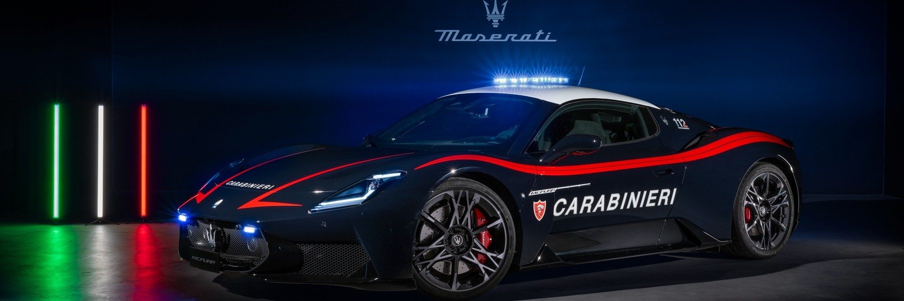 Maserati MCPURA dla karabinierów – pierwszy supersamochód w służbie ratowania życia
