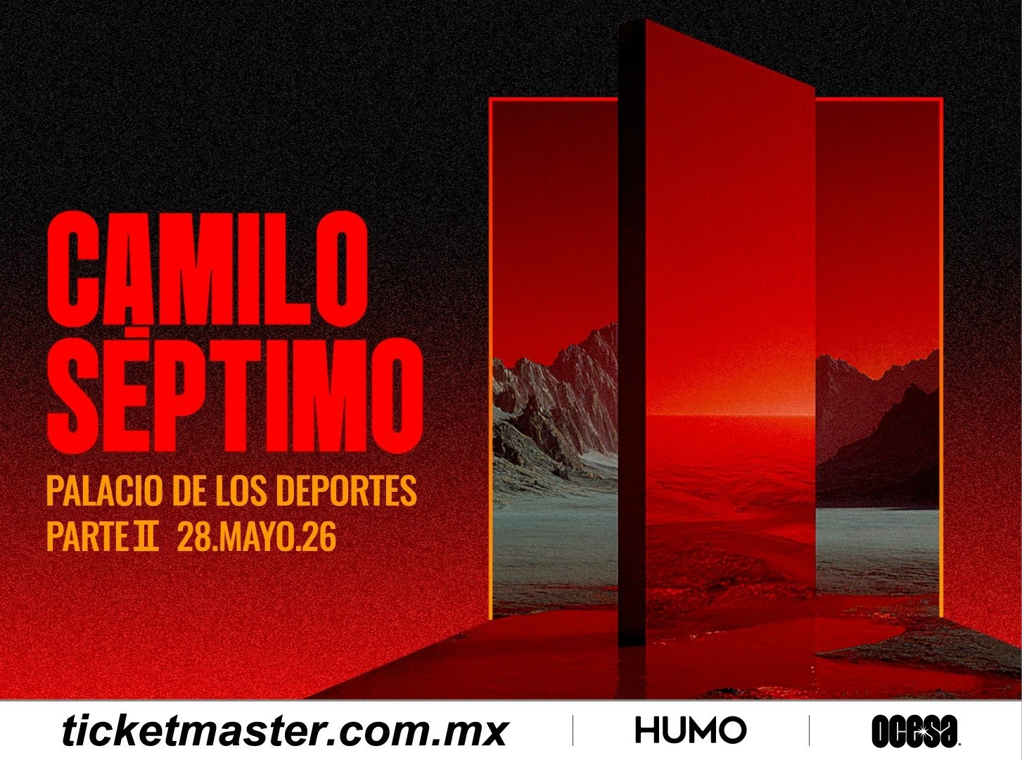 ¡El Viaje Continúa! Camilo Séptimo anuncia segunda fecha en la Ciudad de México