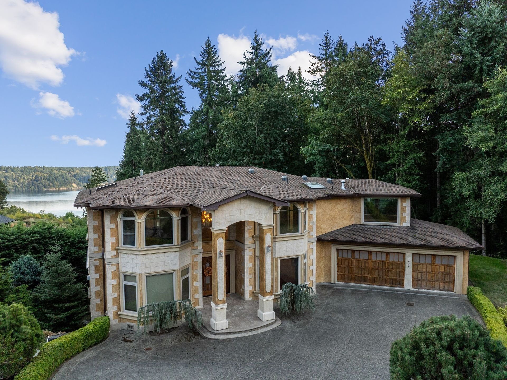Custom Gig Harbor Estate with Two Expansive Waterfront Decks & Sweeping Sound Views Listed for $1,995,000 by Coldwell Banker Bain