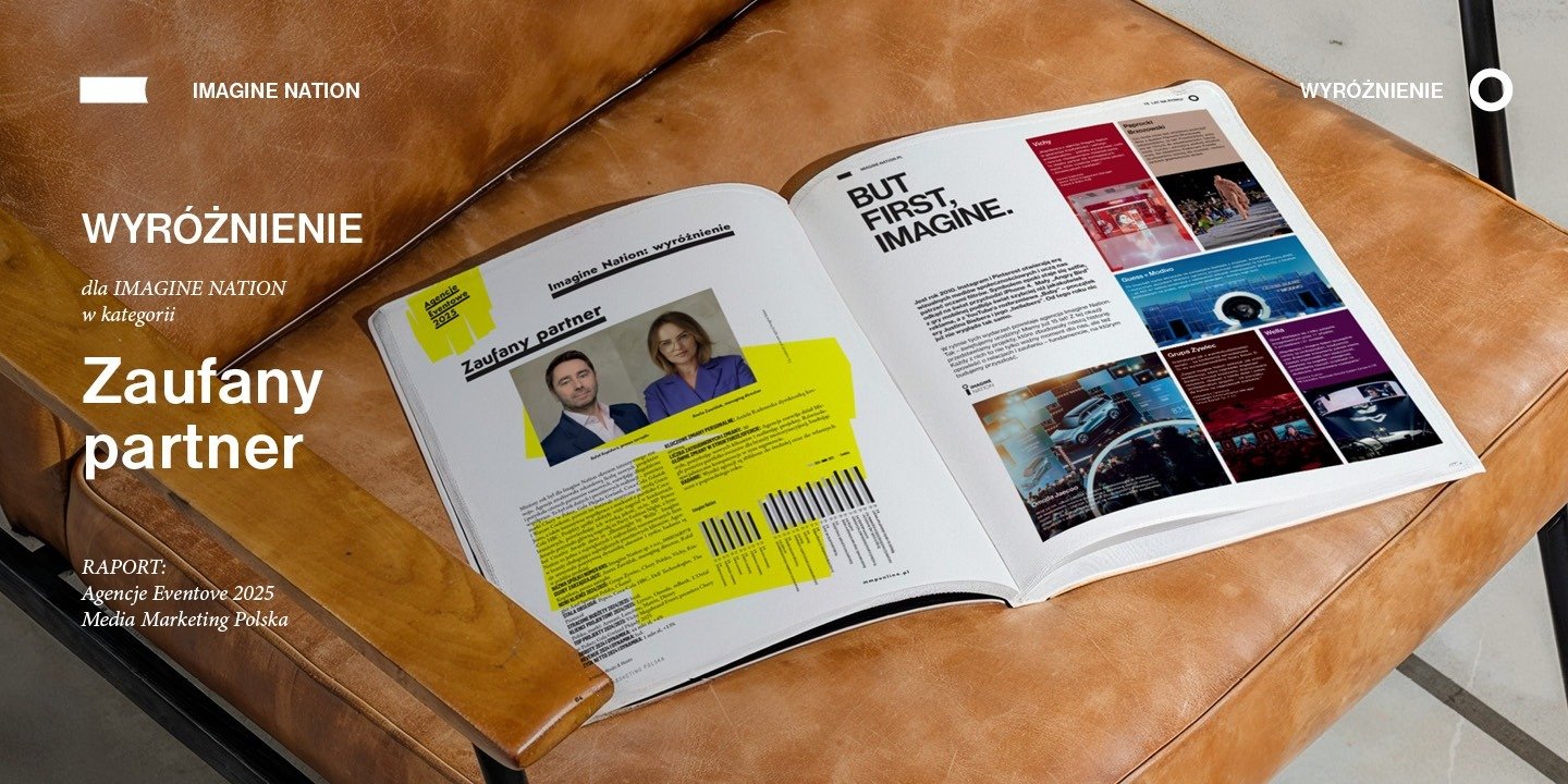 Imagine Nation wyróżnione w Raporcie Agencji Eventowych 2025