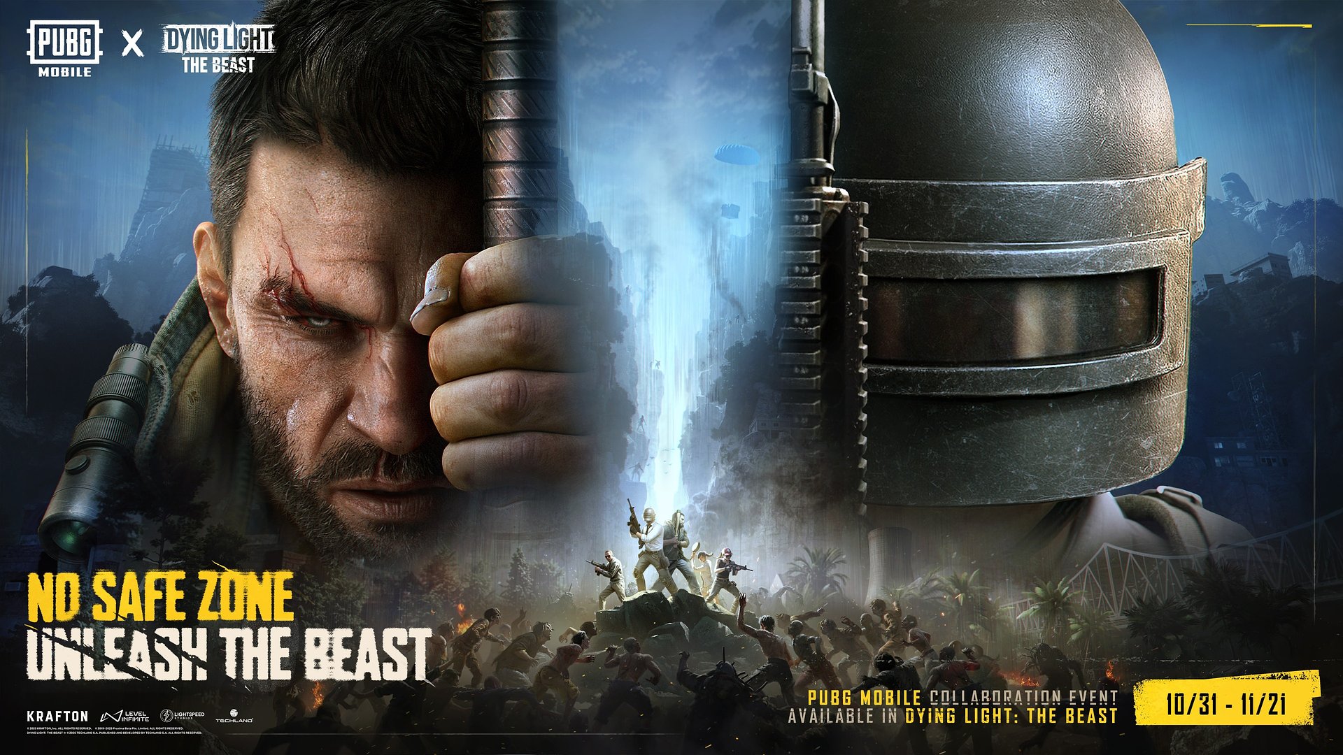 Czy to odcinek crossoverowy!? Techland ujawnia szczegóły współpracy Dying Light: The Beast x PUBG MOBILE